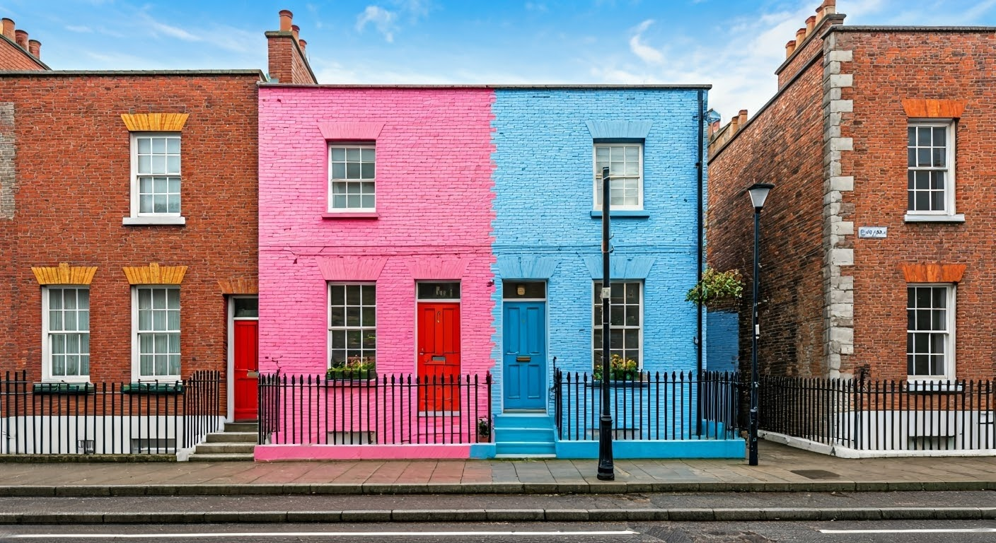Vibrant rental property in Dublin.