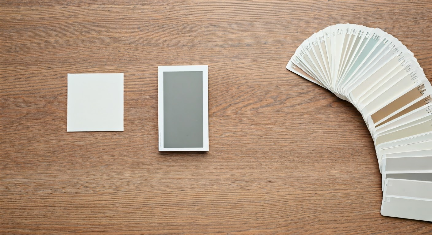 Color palette selection for rental property.